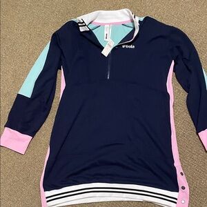 Gola Navy, Light Pink & Mint Pullover Dress